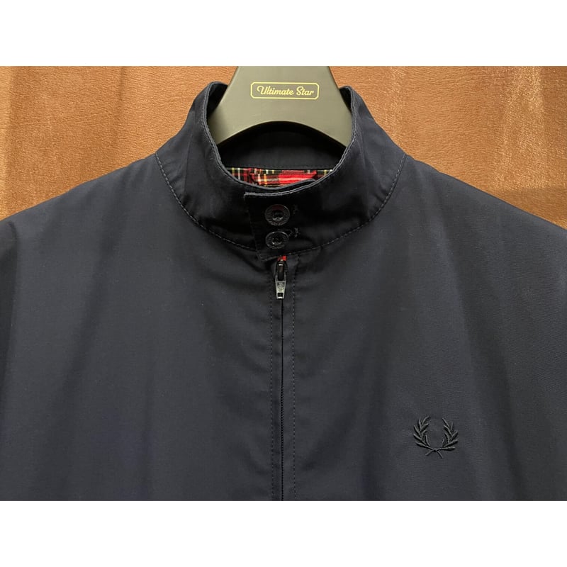 MADE IN ENGLAND製 FRED PERRY ハリントンジャケット ネイビー MADE IN ENGLAND製 FRED PERRY ハリントンジャケット ネイビー