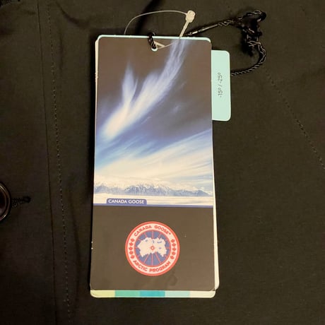 MADE IN CANADA製 CANADA GOOSE EDIFICE別注 ORFORD PARKA 脱着式コヨーテファー付きフードダウンジャケット ブラック Sサイズ