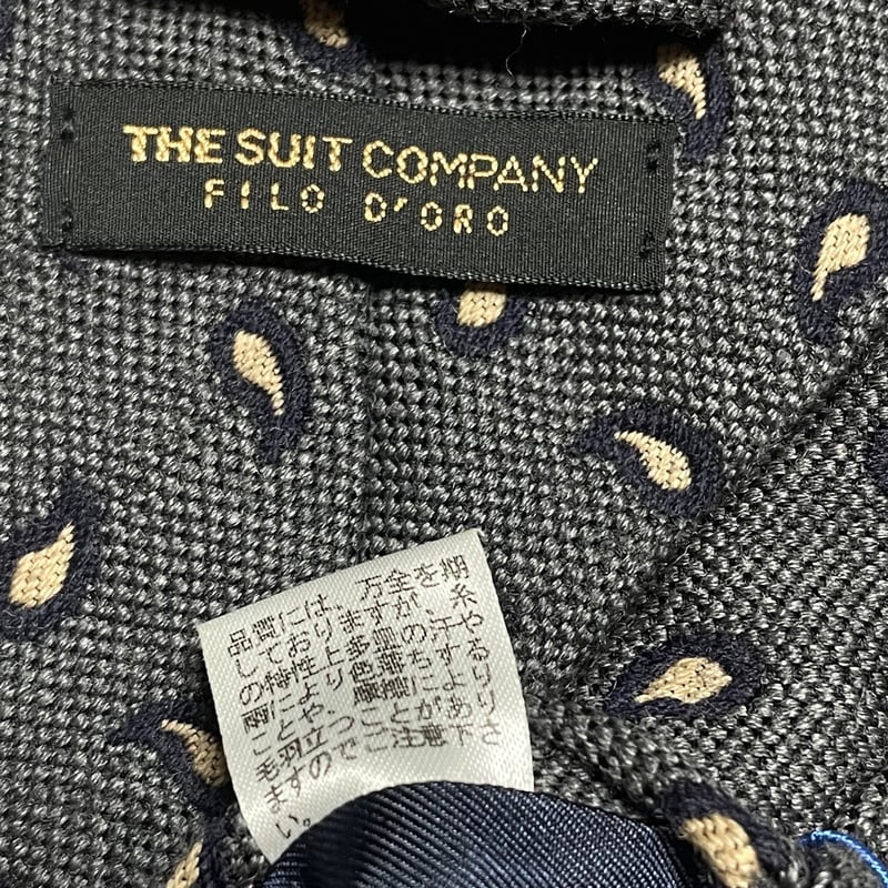 MADE IN JAPAN製 FILO D'ORO THE SUIT COMPANY ペイズリ