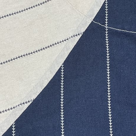NY YANKEES COOPERSTOWN COLLECTION BY MIRAGE ベースボールシャツ 生成り×ネイビー Mサイズ