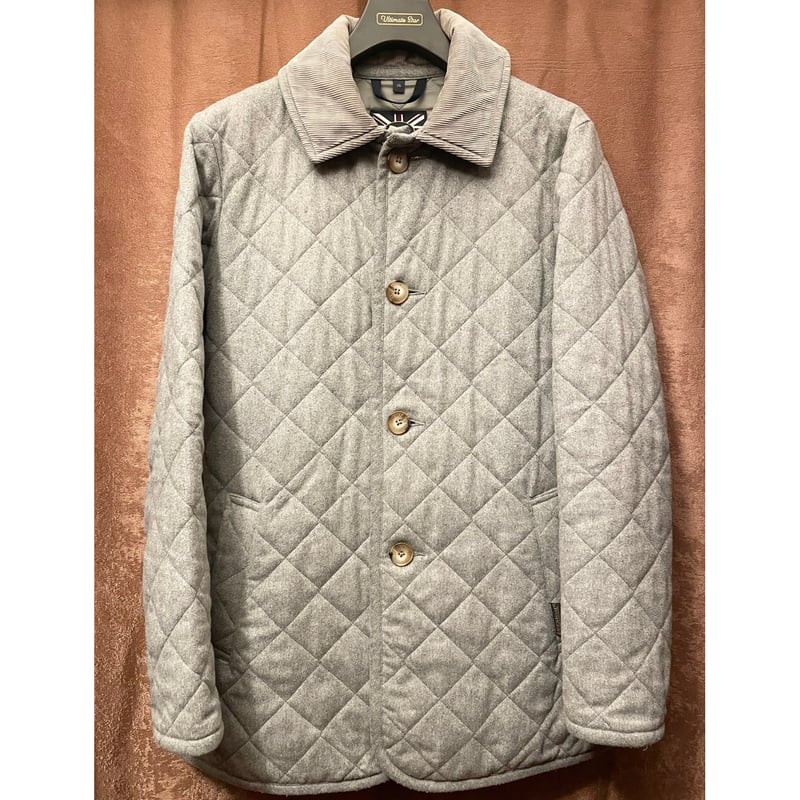 MADE IN ENGLAND製 LAVENHAM フード付きウールキルティングジャケット