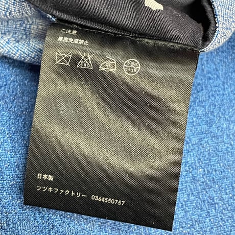 MADE IN JAPAN製 PHENOMENON 2013年SSモデル 異素材切り替え総柄ハーフパンツ マルチカラー W32/Lサイズ