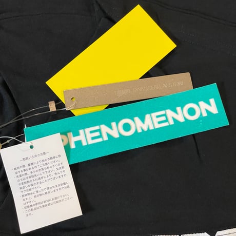 激レア ☆タグ付き新古品☆ MADE IN JAPAN製 PHENOMENON 2007年モデル 「STRAIGHT TO NEXT DOOR」CD付き限定セット プリントTシャツ ブラック Lサイズ