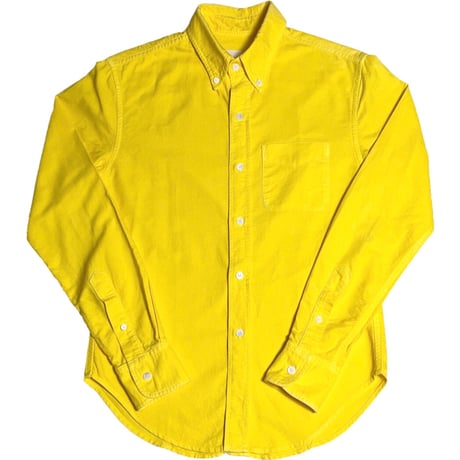 MADE IN USA製 BAND OF OUTSIDERS 長袖ボタンダウンオックスフォードシャツ イエロー Sサイズ
