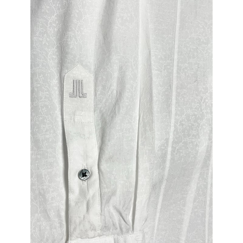 MADE IN JAPAN製 LANVIN en Bleu 長袖シャツ ホワイト 48サイズ