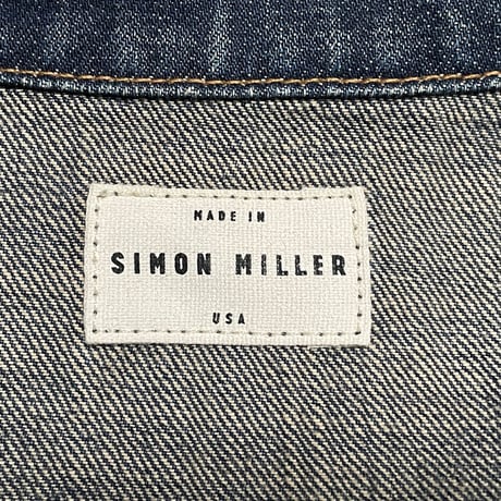 MADE IN USA製 SIMON MILLER セルビッチデニムジャケットGジャン インディゴ 1サイズ