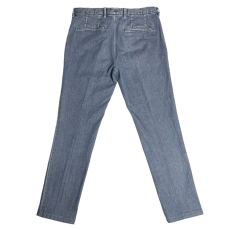 【BEAMS 取り扱い】 MADE IN ITALY製 GERMANO デニムコットンスラックス ライトインディゴ 46サイズ