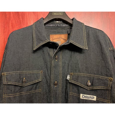 激レア SDC Snoop Dogg jeans バック刺繡入り デニムジャケット ブラック XLサイズ