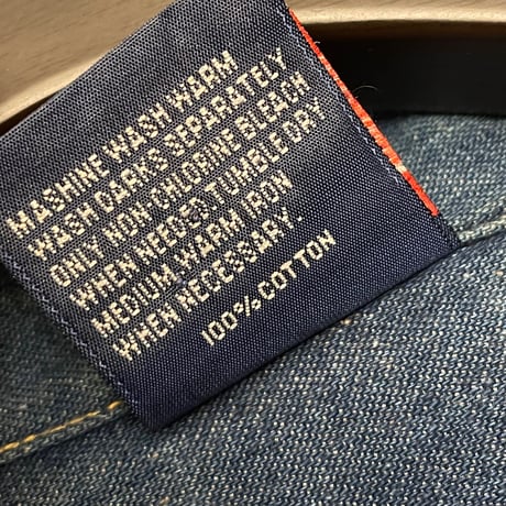 希少 MADE IN USA製 EDWIN 長袖デニムシャツ インディゴ Mサイズ
