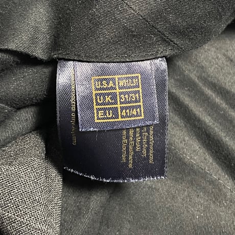 BROOKS BROTHERS 346 ストライプ柄ストレッチウールスーツ チャコールグレー 37S/W31-L31サイズ