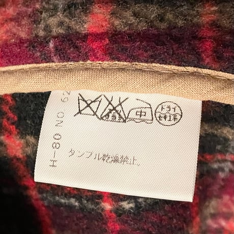 MADE IN ENGLAND製 UNITED ARROWS BLUE LABEL ダッフルコート ブラウン Lサイズ