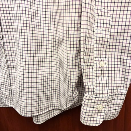 レア MADE IN ITALY製 Polo by Ralph Lauren CIT製 ブロックチェック柄 長袖シャツ マルチカラー 15-1/2サイズ