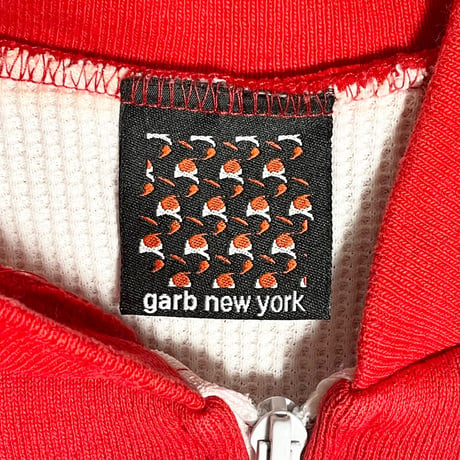 【UNITED ARROWS取り扱い】MADE IN USA製 garb new york × CAMBER フルジップスウェットジャケット レッド Mサイズ