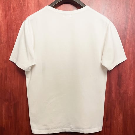 EZ BY ZEGNA クルーネックニットTシャツ ホワイト Lサイズ