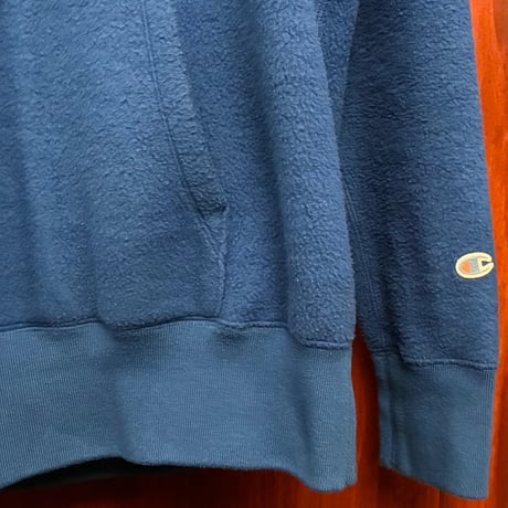 DUFFER of ST. GEORGE × Champion フリース プルオーバーパーカー ブルー Mサイズ