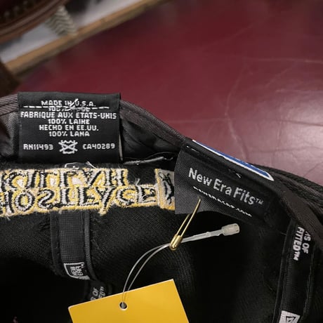 激レア ☆タグ付き新古品☆ MADE IN USA製 NEW ERA × SWAGGER × WU-TANG GHOSTFACE KILLAH ベースボールキャップ ブラック 7-3/8 58.7cm