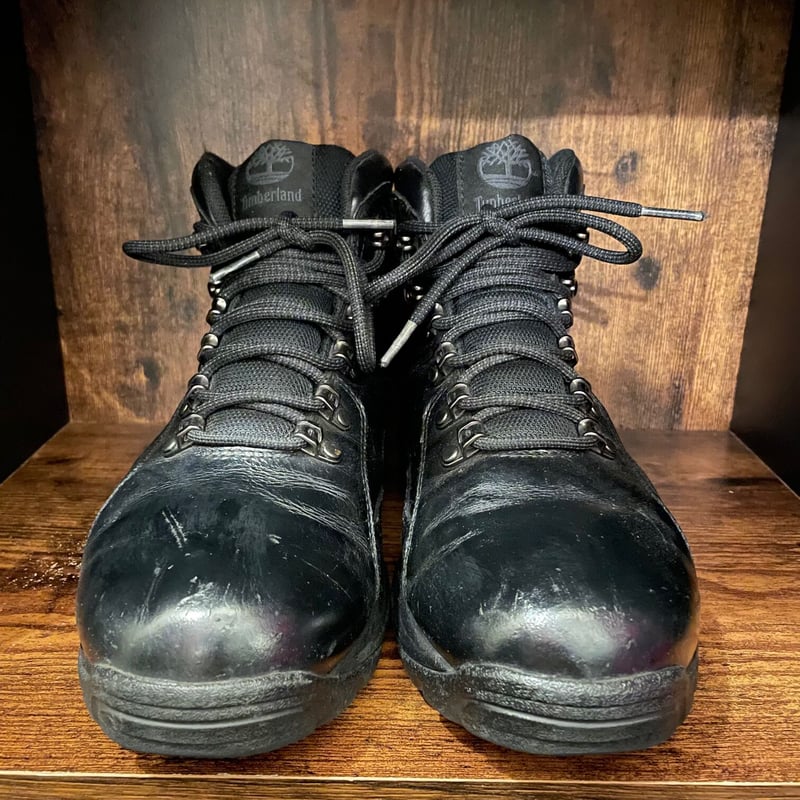 TIMBERLAND GORE-TEX レザートレッキングブーツ ブラック 26cm | Ul