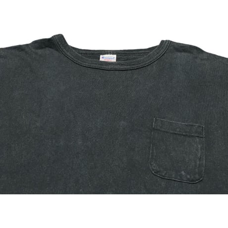 MADE IN USA製 Champion T1011 ヘビーウェイト半袖Tシャツ ブラック XLサイズ