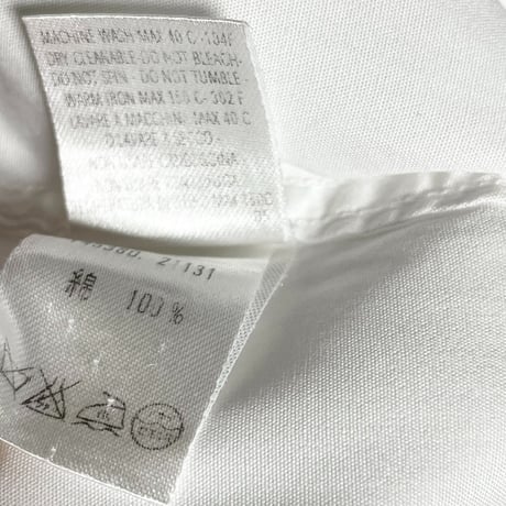 MADE IN ITALY製 GUCCI 長袖シャツ ホワイト 42-16 1/2サイズ
