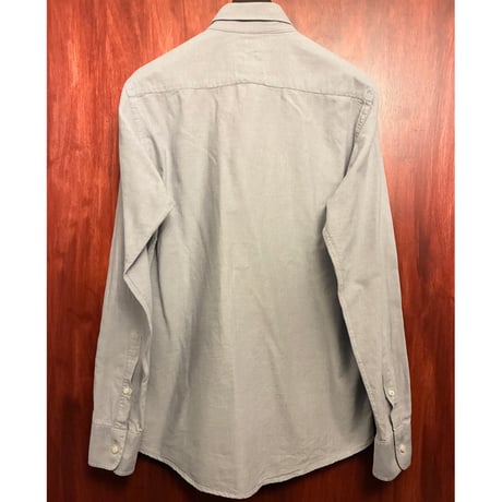 【JOURNAL STANDARD 取り扱い】 MADE IN ITALY製 S.F.R. 976 長袖ボタンダウンオックスフォードシャツ グレー Mサイズ