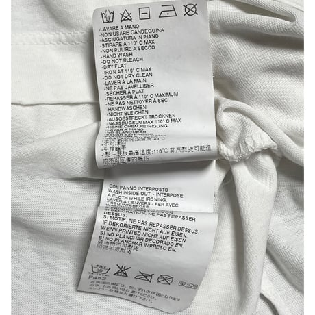 MADE IN ITALY製 DSQUARED2 ビーチ柄半袖Tシャツ ホワイト Mサイズ