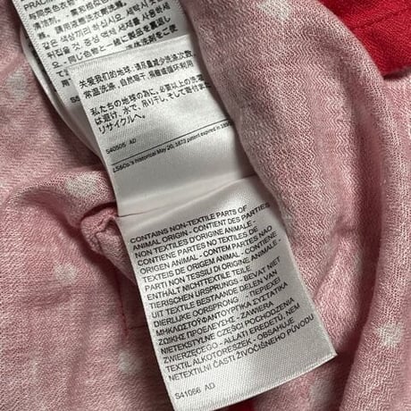 ☆タグ付き新古品☆ MADE IN ROMANIA製 LEVI'S MADE & CRAFTED 半袖アロハシャツ レッド 2/Mサイズ