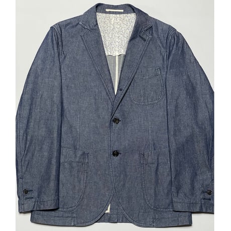 GREEN LABEL RELAXING ダンガリーテーラードジャケット インディゴ Mサイズ 本切羽仕様