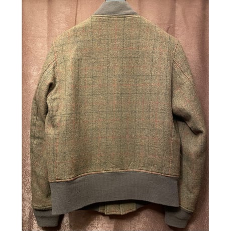 ▲訳あり商品▲ SWAGGER ウールMA-1ジャケット ブラウン Mサイズ