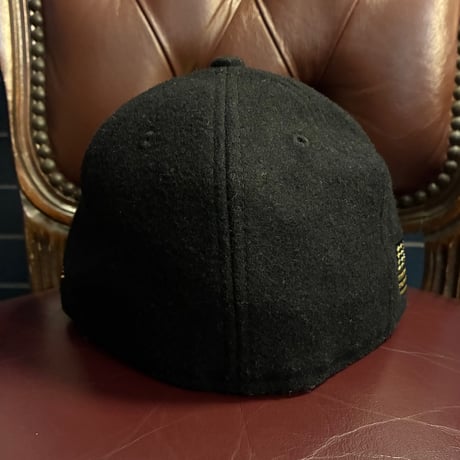 NEW ERA × MLB NEW YORK YANKEES COOPERSTOWN COLLECTION 59FIFTY ウール混 ベースボールキャップ ブラック 7 55.8cm