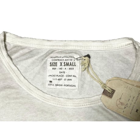 ☆タグ付き新古品☆ ALLSAINTS SPITALFIELDS Tシャツ グレージュ XSサイズ