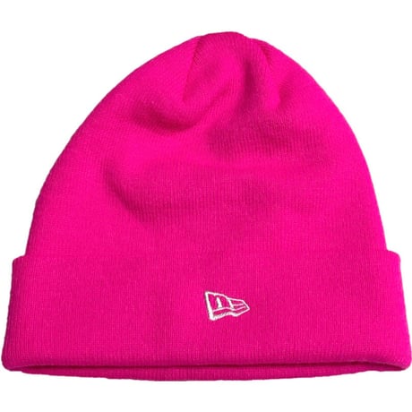 NEW ERA アクリルニット帽 ショッキングピンク