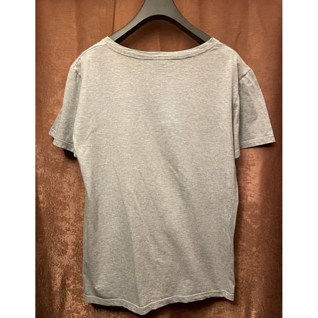 MADE IN FRANCE製 MAISON KITSUNÉ VネックTシャツ グレー Sサイズ