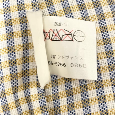 MADE IN ITALY製 LUCIANO BARBERA ギンガムチェック柄半袖ボタンダウンスキッパーシャツ マルチカラー Lサイズ