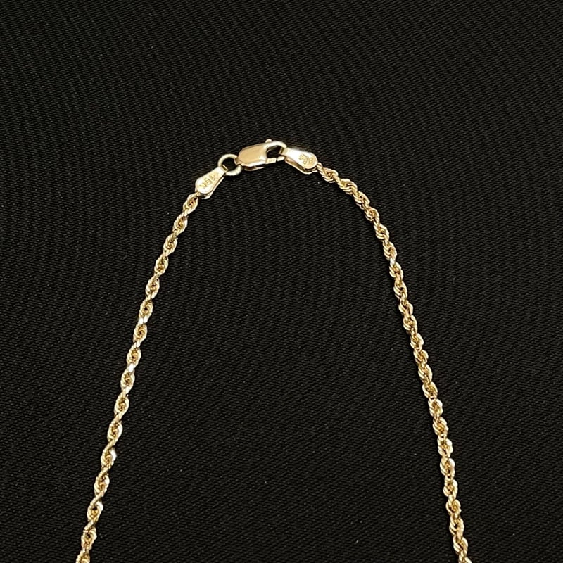 10K 10金 ロープチェーン 70cm イエローゴールド ネックレス k18 ネックレス ロープチェーン 70cm ロングネックレス
