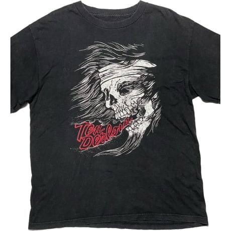 TENDERLOIN オリジナルバックプリント入り スカル柄半袖Tシャツ ブラック Mサイズ