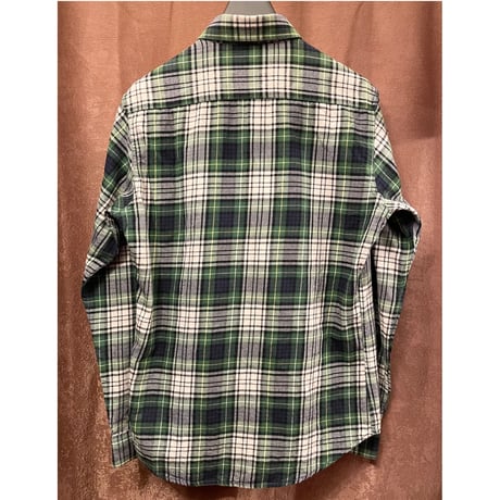 Vintage 55 MAVERICK COLLECTION チェック柄 長袖ボタンダウンシャツ グリーン Mサイズ