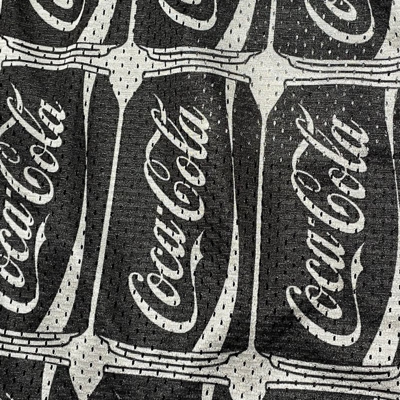 ☆早い者勝ち‼️ジョイリッチ　コカ・コーラ JOYRICH × Coca-Cola Wネームジャージハーフパンツ ブラック M