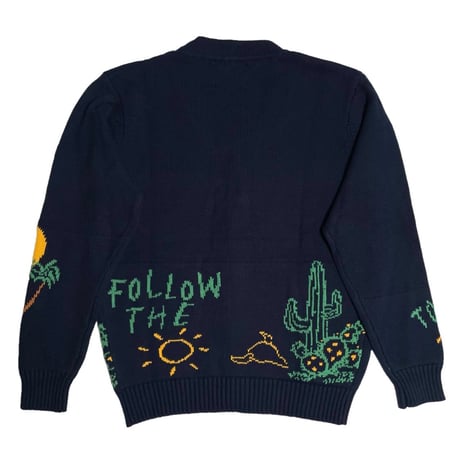 ★新品★ 2024年AWモデル TOOCO オリジナル柄コットンカーディガン PASADI NAVY S～XLサイズ