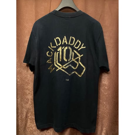 ▲訳あり商品▲ 激レア MADE IN USA製 MACKDADDY 10周年記念 「GRINDING TENTH GRADERS」 半袖プリントTシャツ ブラック Lサイズ