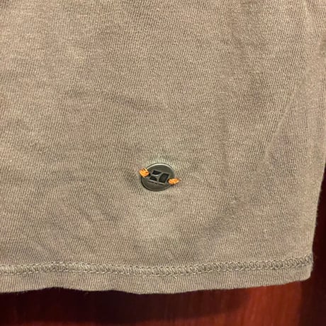 BOSS ORANGE 長袖ヘンリーネックTシャツ ブラウン Sサイズ