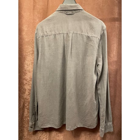 【TOMORROWLAND取り扱い】STANDARD JAMES PERSE 長袖コットンシャツ カーキ 0サイズ