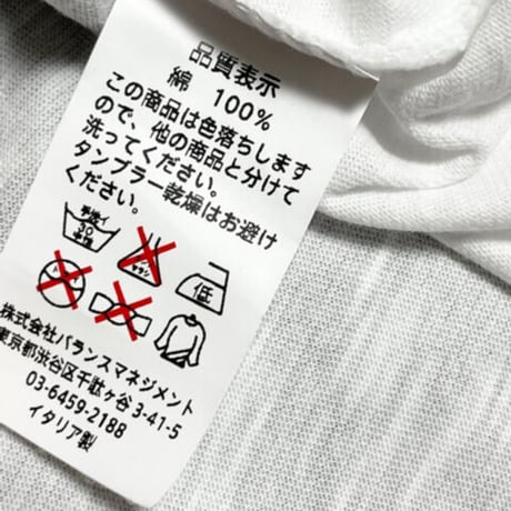 MADE IN ITALY製 SPEND ITALIAN BEARD 半袖プリントTシャツ ホワイト Sサイズ