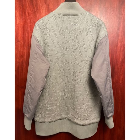 ▲訳あり商品▲ 激レア MADE IN JAPAN製 SWAGGER 初期モデル 背面ニット中綿フルジップジャケット グレー Sサイズ