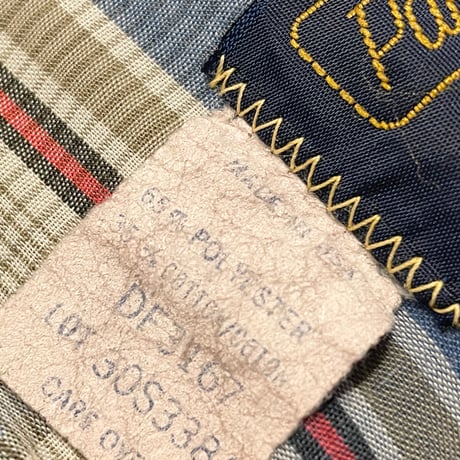 MADE IN USA製 80s～90s Panhandle Slim チェック柄長袖ウエスタンシャツ マルチカラー 15 1/2×34サイズ