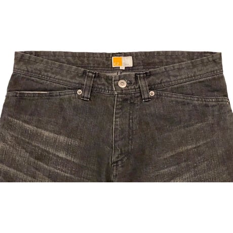 MADE IN JAPAN製 EZ BY ZEGNA ブラックデニムパンツ ブラック Mサイズ