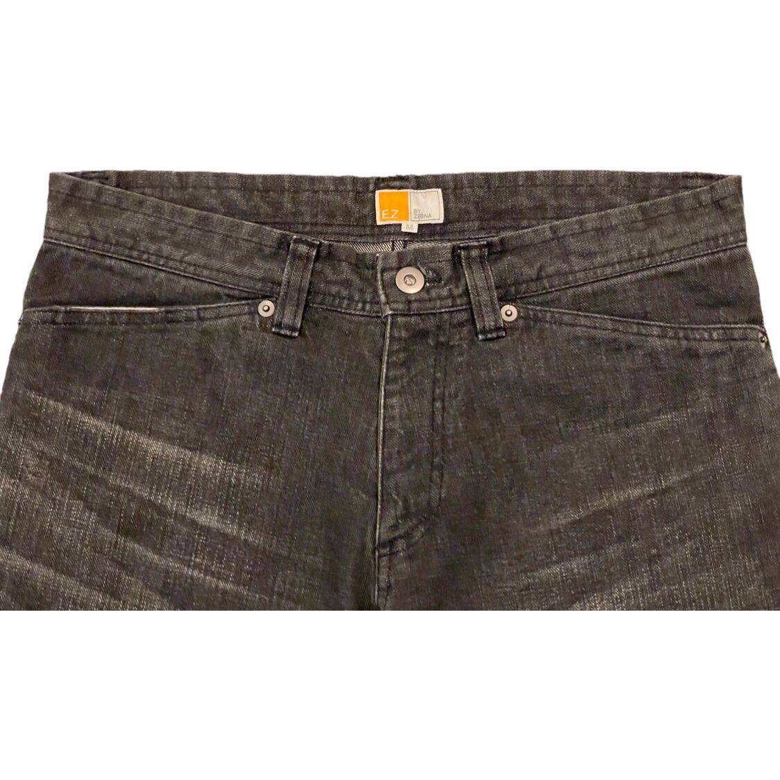 MADE IN JAPAN製 EZ BY ZEGNA ブラックデニムパンツ ブラック M