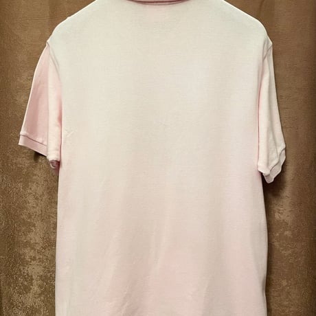 LACOSTE DEVANLAY 半袖鹿の子ポロシャツ ピンク 4サイズ