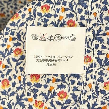 MADE IN JAPAN製 DANIEL CREMIEUX 半袖花柄ボタンダウンシャツ マルチカラー Lサイズ