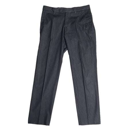 MADE IN BULGARIA製 EMPORIO ARMANI ストレッチブラックデニムスーツ ブラック 44サイズ