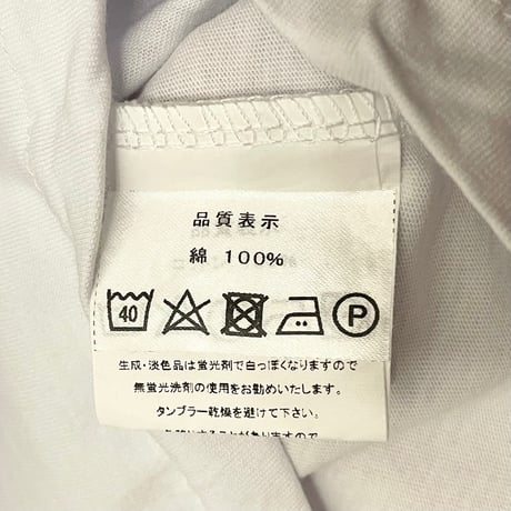 ★新品★ MADE IN ITALY製 MAGLIA 2024年SSモデル「PACE」ロゴプリントクルーネックTシャツ ホワイト S～Lサイズ